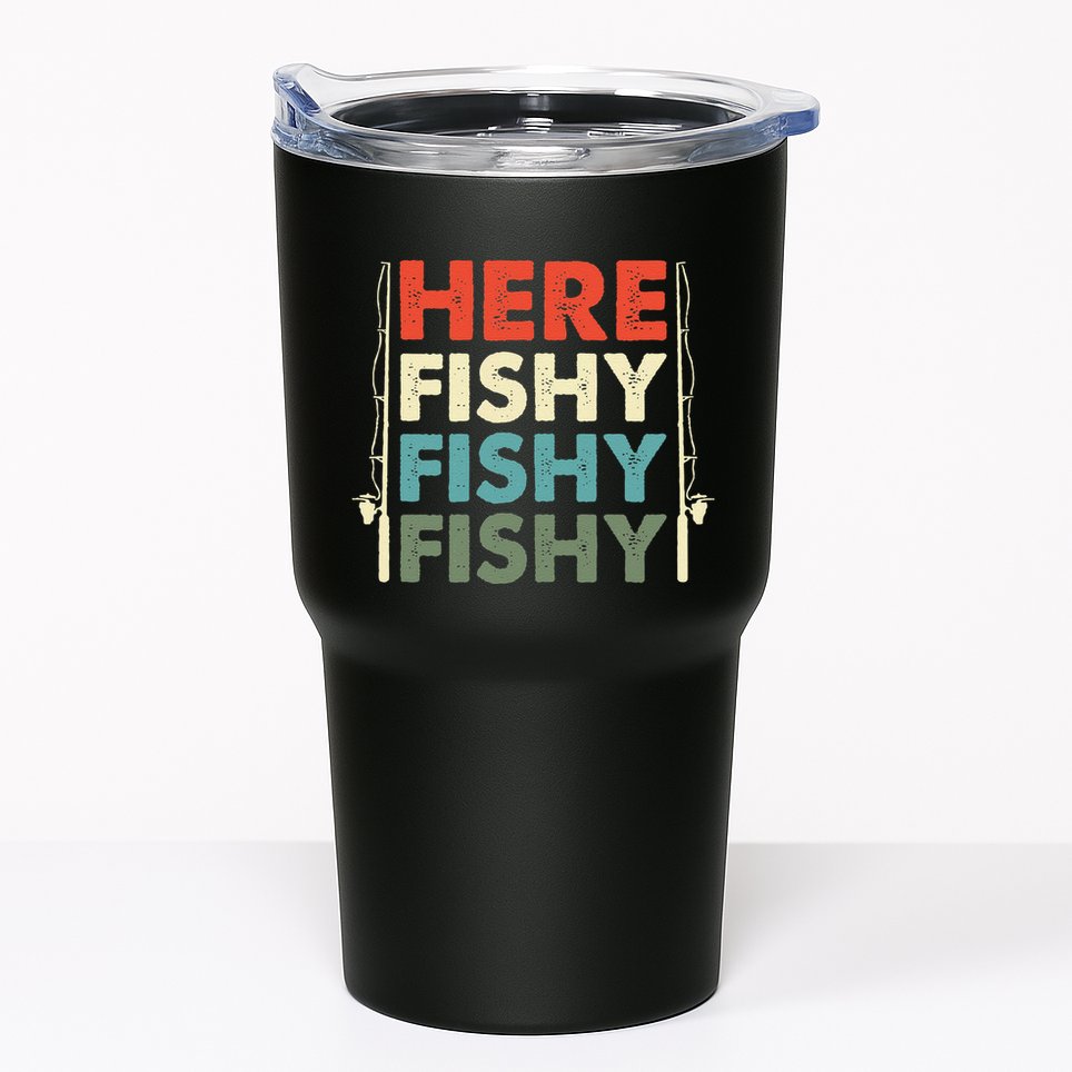 Fish Hunting Fishing Fishrod Fisherman Tumbler