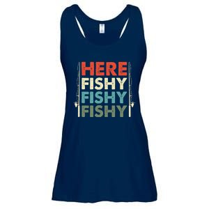 Fish Hunting Fishing Fishrod Fisherman Ladies Essential Flowy Tank