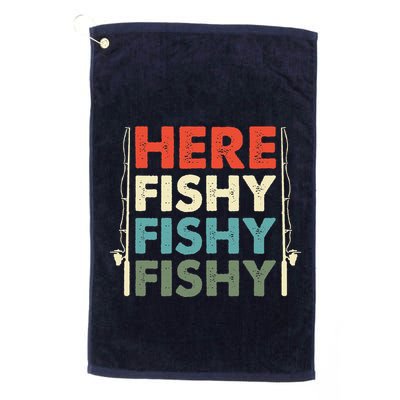 Fish Hunting Fishing Fishrod Fisherman Golf Towel