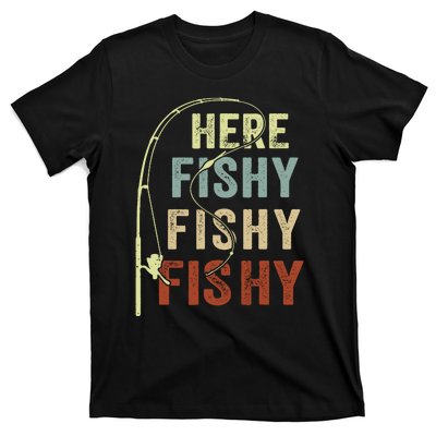 Fishingshirt Herefishy Funny T-Shirt