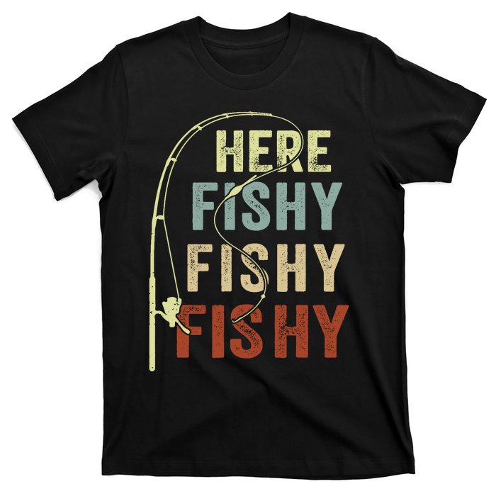 Fishingshirt Herefishy Funny T-Shirt