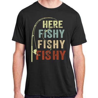 Fishingshirt Herefishy Funny Adult ChromaSoft Performance T-Shirt