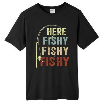 Fishingshirt Herefishy Funny Tall Fusion ChromaSoft Performance T-Shirt