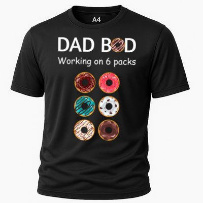 Fun Holiday Funny Donut Dad Bod Working On Six 6 Packs Meaningful Gift Performance Shirt