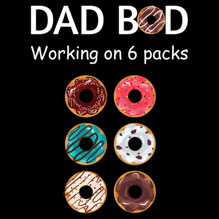 Fun Holiday Funny Donut Dad Bod Working On Six 6 Packs Meaningful Gift Wool Snapback Cap