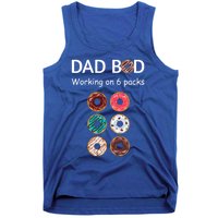 Fun Holiday Funny Donut Dad Bod Working On Six 6 Packs Meaningful Gift Tank Top