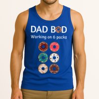 Fun Holiday Funny Donut Dad Bod Working On Six 6 Packs Meaningful Gift Tank Top