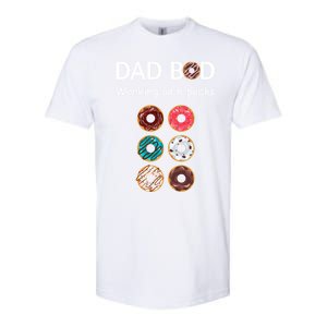 Fun Holiday Funny Donut Dad Bod Working On Six 6 Packs Meaningful Gift Softstyle CVC T-Shirt