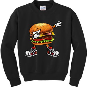 Funny Hamburger For Men Women Cheeseburger Fast Food Kids Sweatshirt