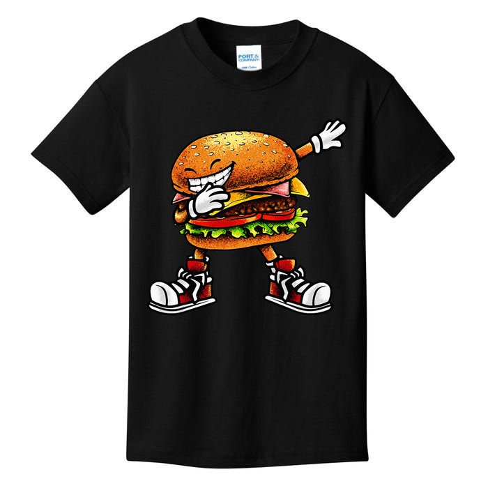 Funny Hamburger For Men Women Cheeseburger Fast Food Kids T-Shirt