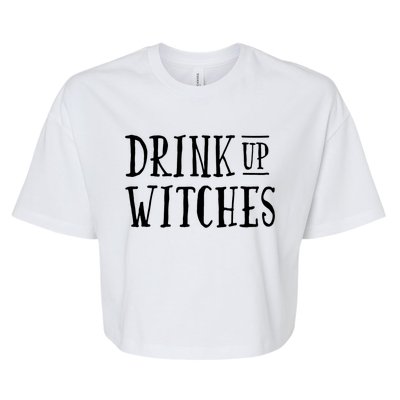 Funny Halloween Funny Witch Up Witches Gift Bella+Canvas Jersey Crop Tee