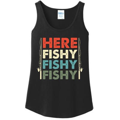 Fish Hunting Fishing Fishrod Fisherman Ladies Essential Tank