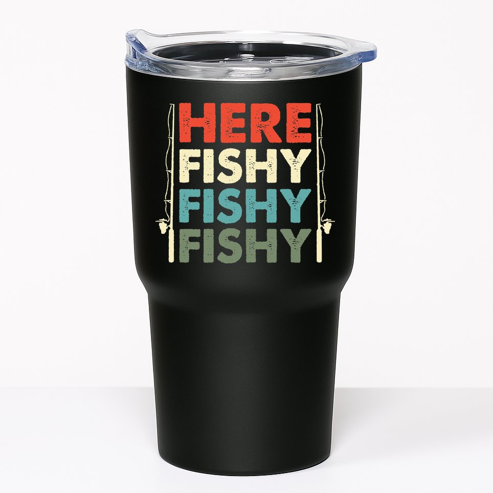 Fish Hunting Fishing Fishrod Fisherman Tumbler