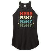 Fish Hunting Fishing Fishrod Fisherman Women's Perfect Tri Rocker Tank