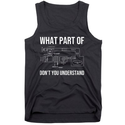 Funny HVAC For Men Dad HVAC Installer Engineers Tech Tank Top