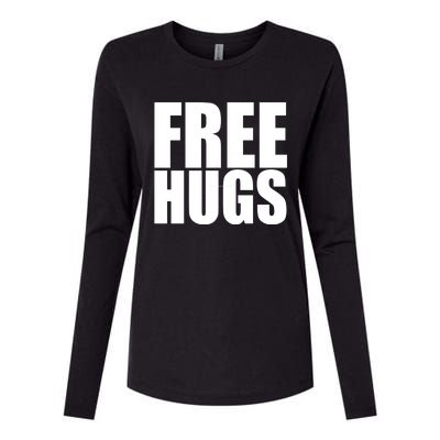 Free Hugs Womens Cotton Relaxed Long Sleeve T-Shirt