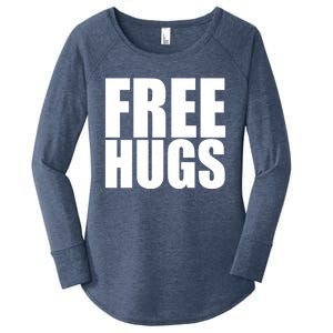 Free Hugs Women's Perfect Tri Tunic Long Sleeve Shirt