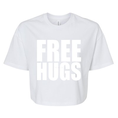 Free Hugs Bella+Canvas Jersey Crop Tee