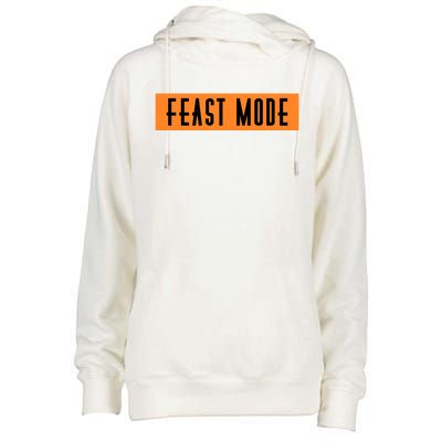 Fun Halloween Feast Mode Cute Gift Womens Funnel Neck Pullover Hood