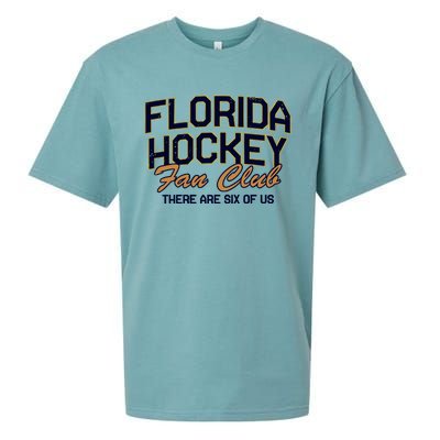 Florida Hockey Fan Club There Are Six Of Us Sueded Cloud Jersey T-Shirt