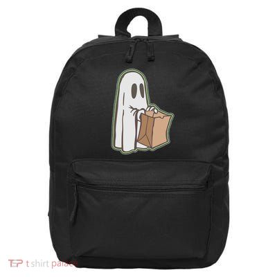 Funny Halloween Ghost with Candy Bag 16 in Basic Backpack