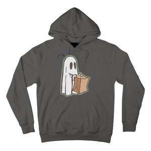 Funny Halloween Ghost with Candy Bag Hoodie