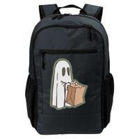 Funny Halloween Ghost with Candy Bag Backpack