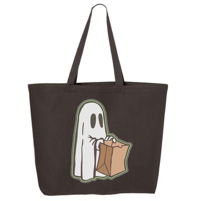 Funny Halloween Ghost with Candy Bag 25L Jumbo Tote