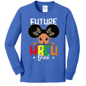 Future HBCU Grad Graduation HBCU Future College Student Kids Long Sleeve Shirt