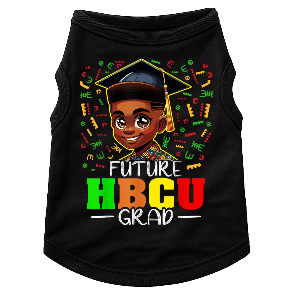 Future Hbcu Graduation Black Boy Grad Hbcu Doggie Tank