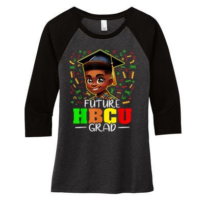 Future Hbcu Graduation Black Boy Grad Hbcu Women's Tri-Blend 3/4-Sleeve Raglan Shirt