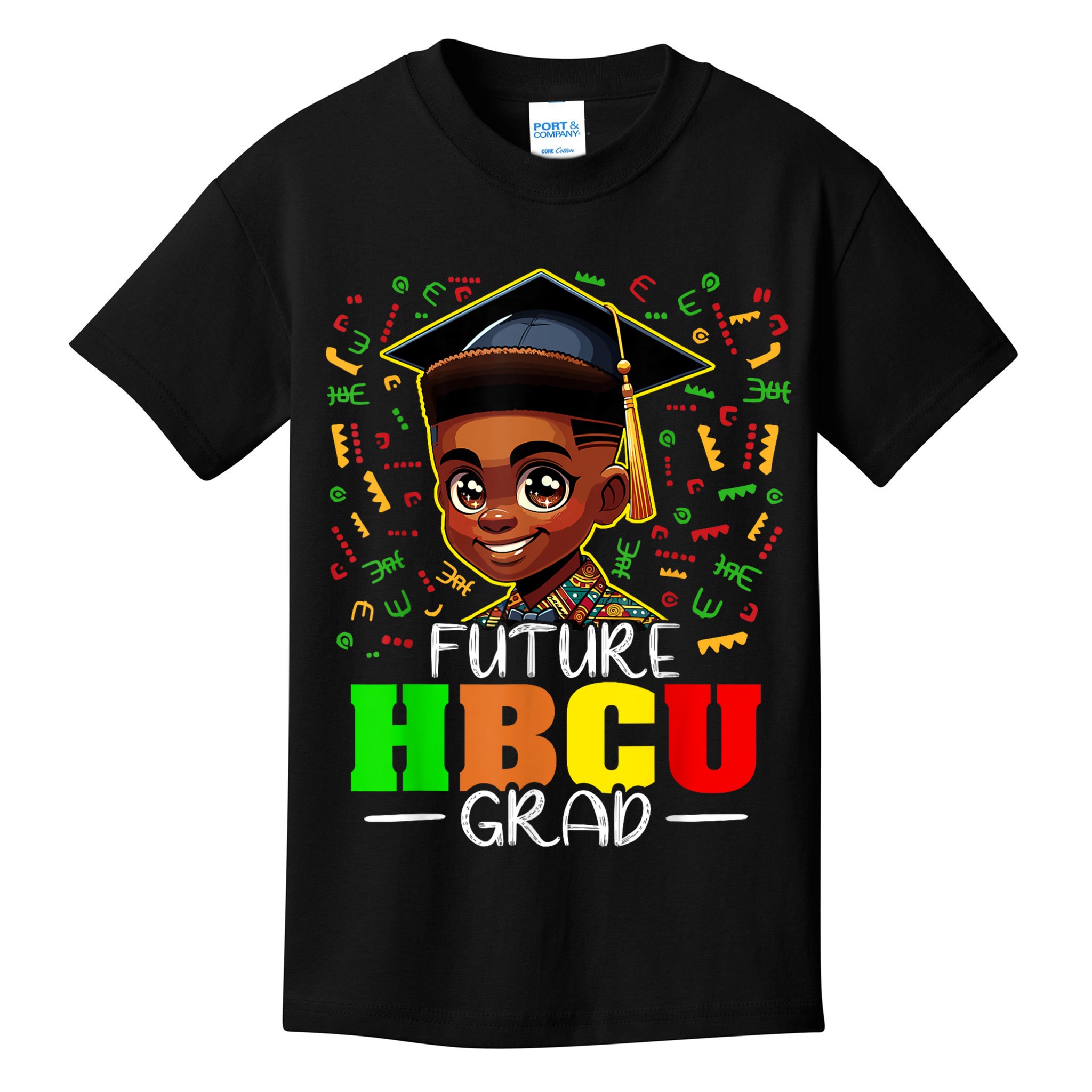 Future Hbcu Graduation Black Boy Grad Hbcu Kids T-Shirt