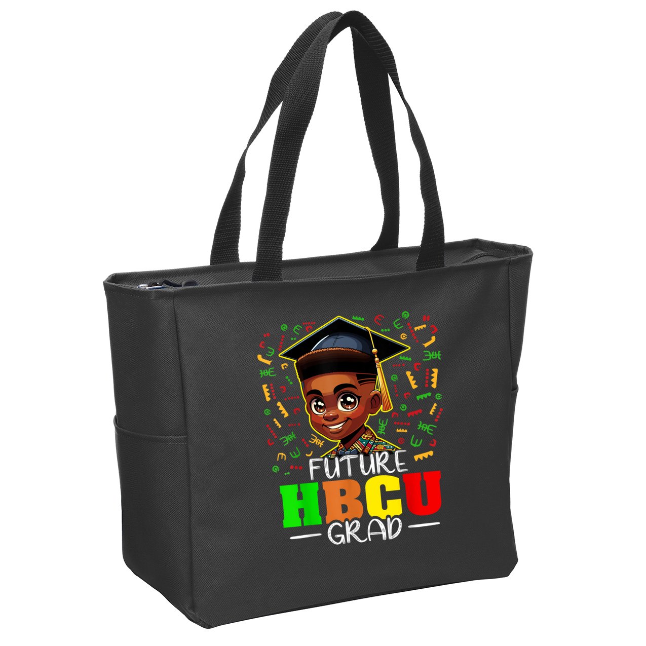 Future Hbcu Graduation Black Boy Grad Hbcu Zip Tote Bag