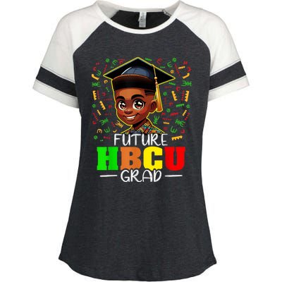 Future Hbcu Graduation Black Boy Grad Hbcu Enza Ladies Jersey Colorblock Tee