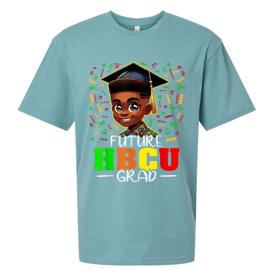 Future Hbcu Graduation Black Boy Grad Hbcu Sueded Cloud Jersey T-Shirt