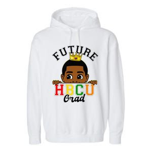 Future HBCU Grad Afro BHM Black King College Graduation Garment-Dyed Fleece Hoodie