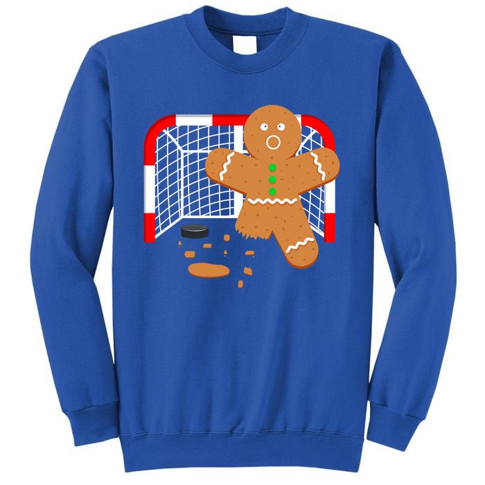 Funny Hockey Goalie Gingerbread Christmas Great Gift Sweatshirt