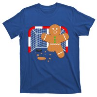 Funny Hockey Goalie Gingerbread Christmas Great Gift T-Shirt