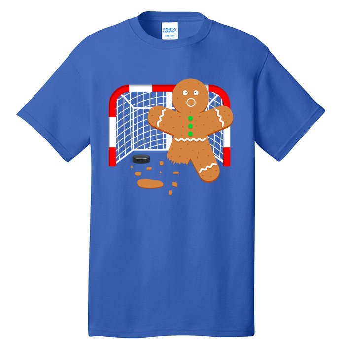 Funny Hockey Goalie Gingerbread Christmas Great Gift Tall T-Shirt