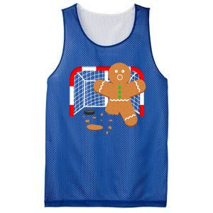 Funny Hockey Goalie Gingerbread Christmas Great Gift Mesh Reversible Basketball Jersey Tank