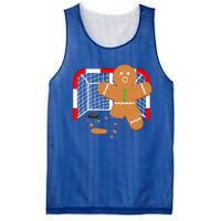 Funny Hockey Goalie Gingerbread Christmas Great Gift Mesh Reversible Basketball Jersey Tank