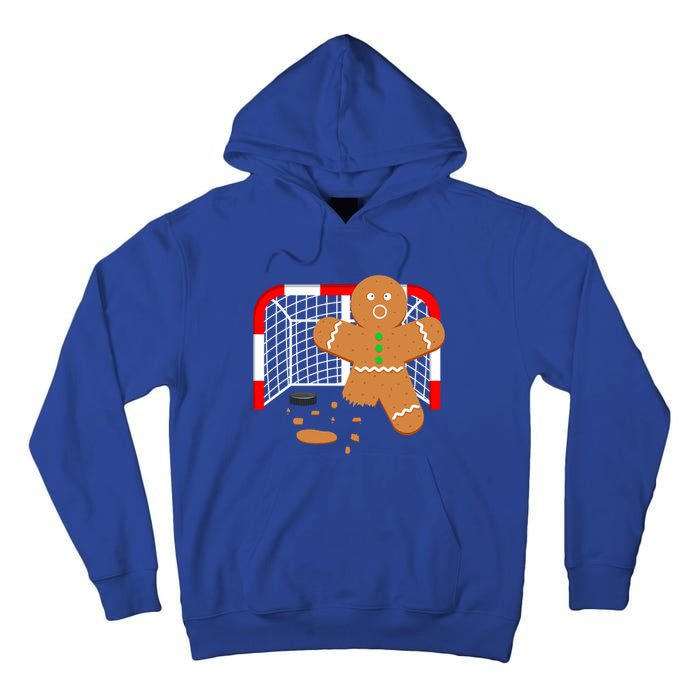 Funny Hockey Goalie Gingerbread Christmas Great Gift Tall Hoodie