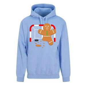 Funny Hockey Goalie Gingerbread Christmas Great Gift Unisex Surf Hoodie