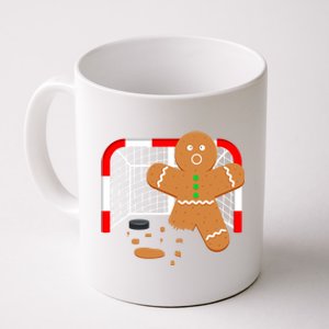 Funny Hockey Goalie Gingerbread Christmas Great Gift Coffee Mug