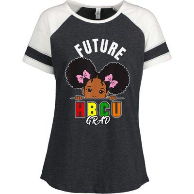 Future Hbcu Grad Girl Graduation Historically Black College Enza Ladies Jersey Colorblock Tee