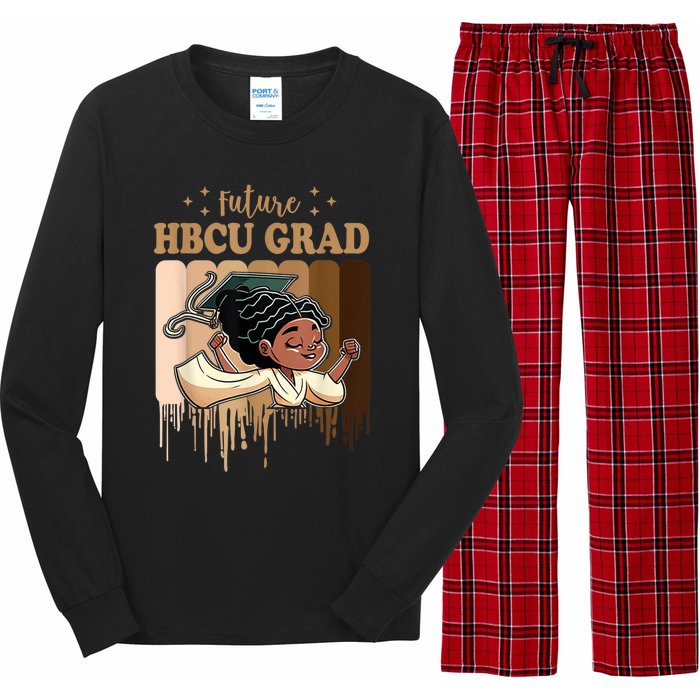 Future HBCU Grad History Black College Long Sleeve Pajama Set