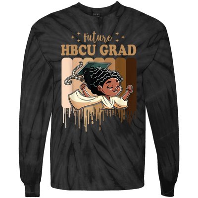 Future HBCU Grad History Black College Tie-Dye Long Sleeve Shirt