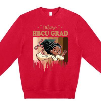 Future HBCU Grad History Black College Premium Crewneck Sweatshirt