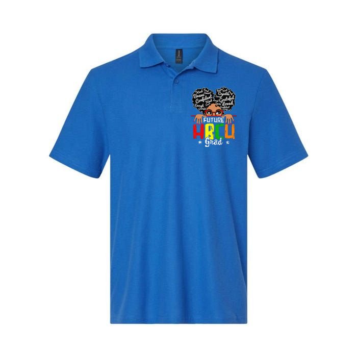 Future HBCU Grad Affirmation HBCU Future Black College Softstyle Adult Sport Polo