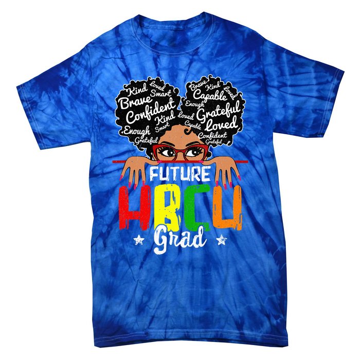 Future HBCU Grad Affirmation HBCU Future Black College Tie-Dye T-Shirt